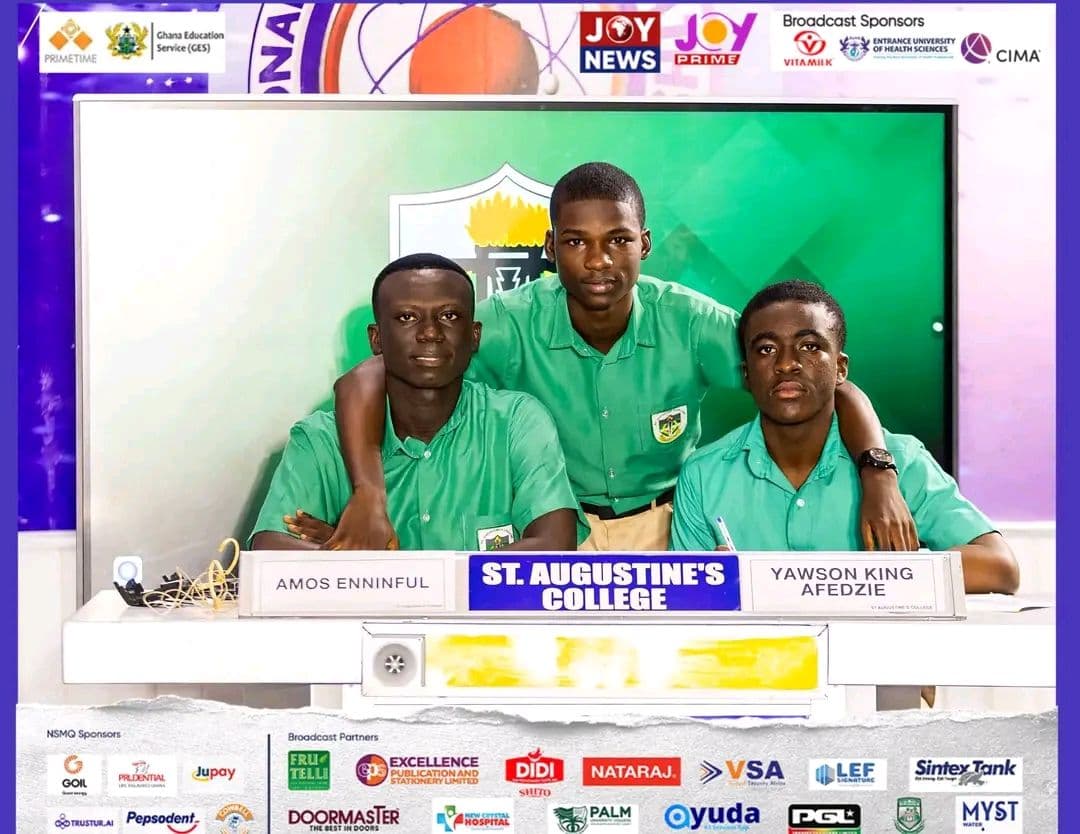 St. Augustine’s College Defeats St. John’s Grammar and Aburi Girls to Reach NSMQ Semi Finals
