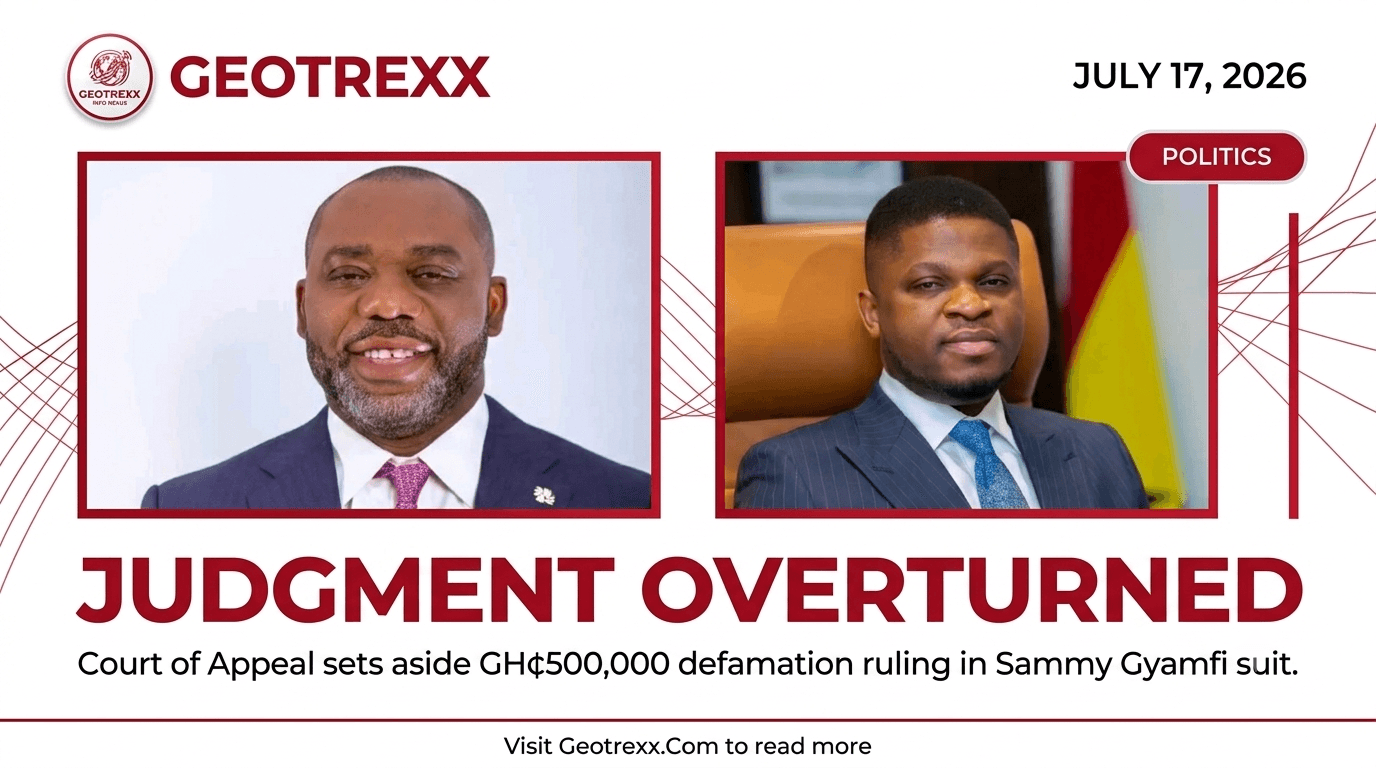 Court of Appeal Overturns GH¢500,000 Defamation Judgment in Favour of NAPO